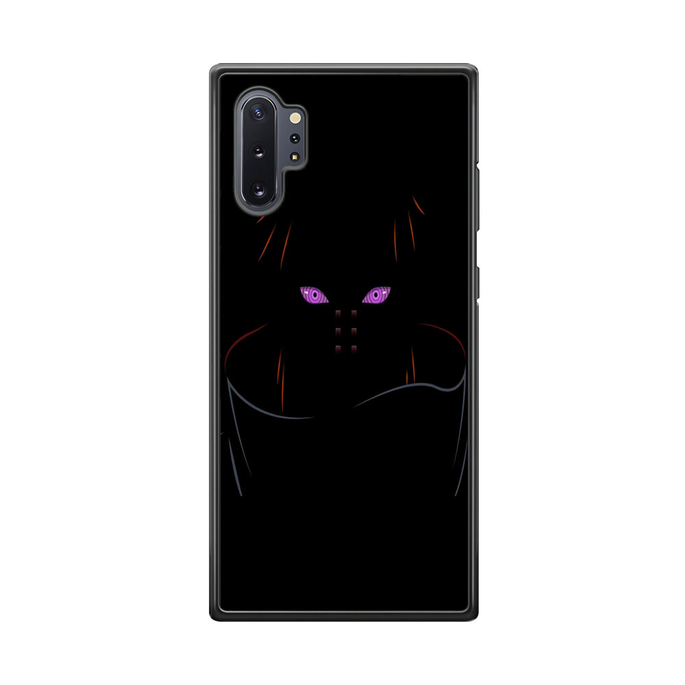 Naruto - Rinnegan Samsung Galaxy Note 10 Plus Case-Phone Case-Rubber Black (2D Case)-Altracase