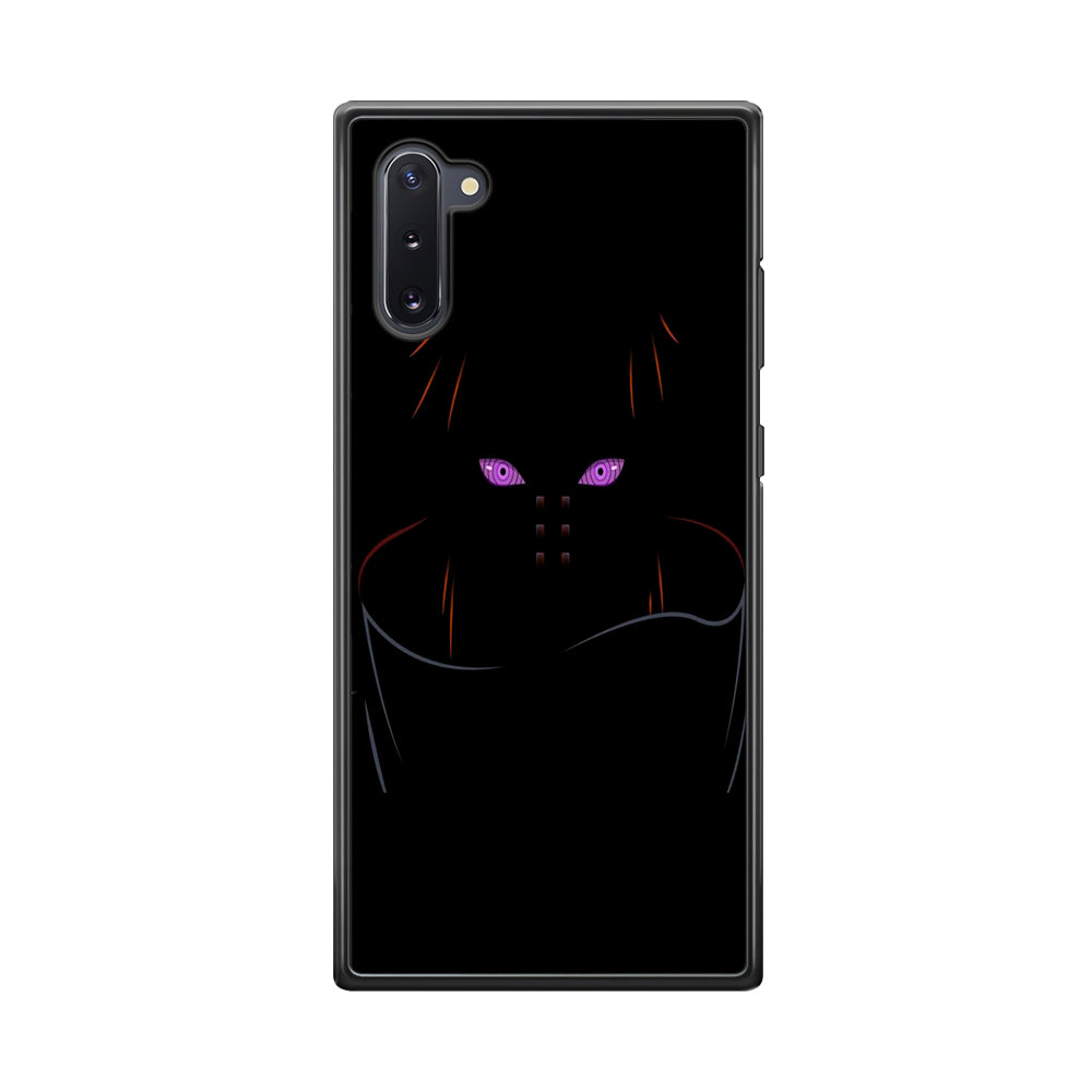 Naruto - Rinnegan Samsung Galaxy Note 10 Case-Phone Case-Rubber Black (2D Case)-Altracase
