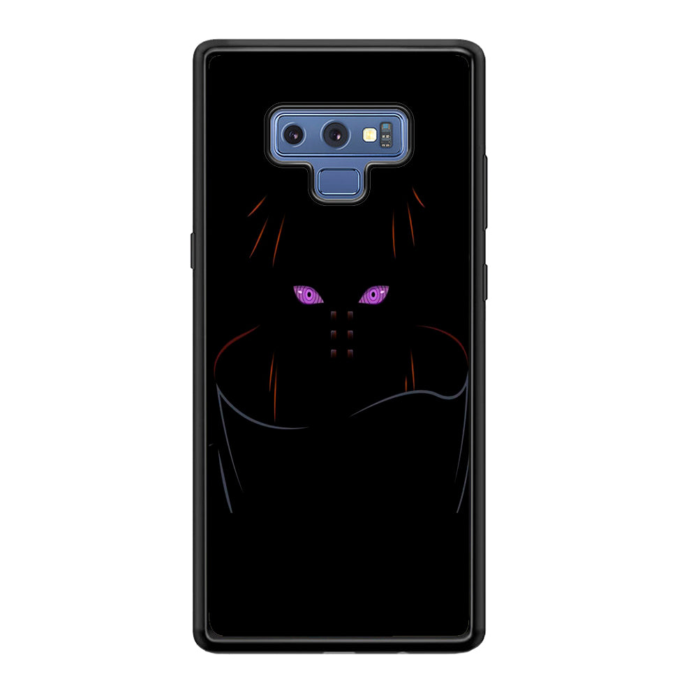 Naruto - Rinnegan Samsung Galaxy Note 9 Case-Phone Case-Rubber Black (2D Case)-Altracase