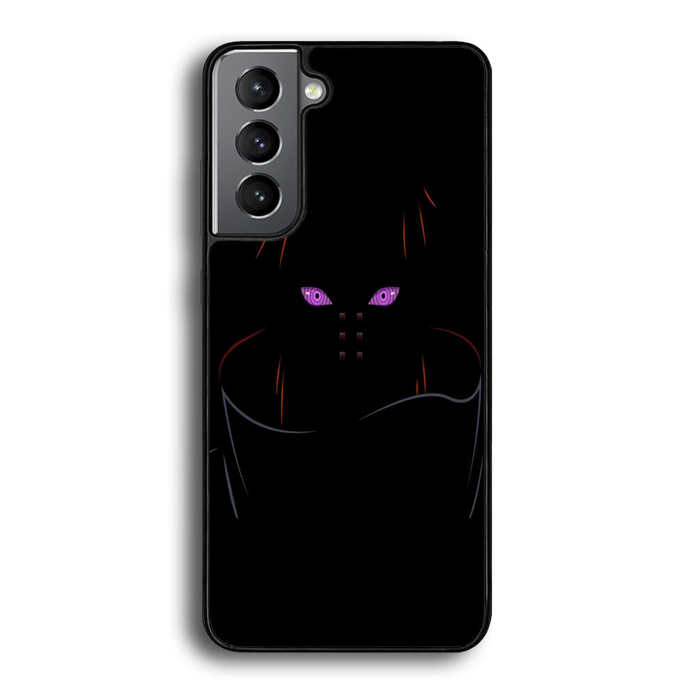 Naruto - Rinnegan Samsung Galaxy S25 Case-Phone Case-Rubber Black (2D Case)-Altracase