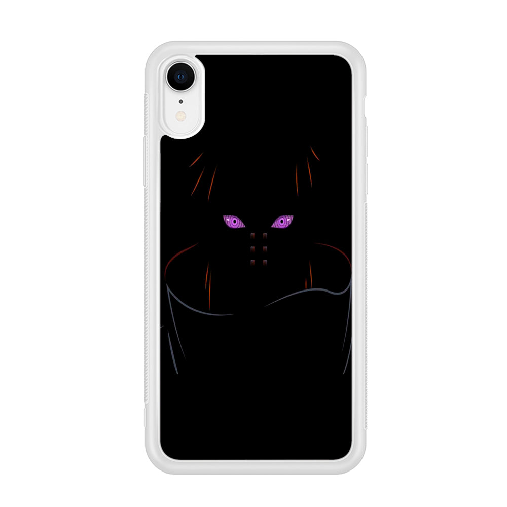 Naruto - Rinnegan iPhone XR Case-Phone Case-Rubber White (2D Case)-Altracase