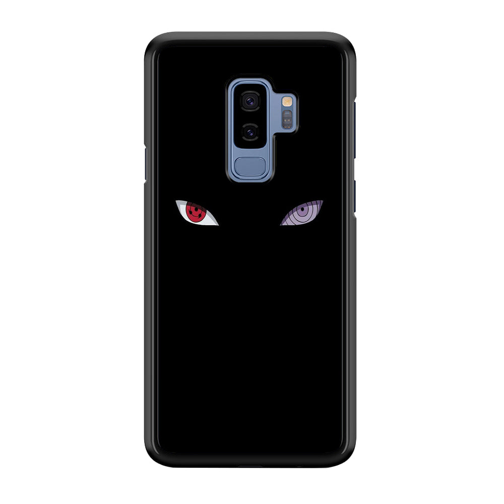 Naruto - Sharingan Rinnegan Samsung Galaxy S9 Plus Case-Phone Case-Rubber Black (2D Case)-Altracase