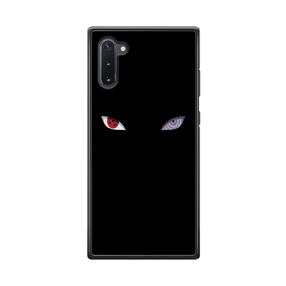 Naruto - Sharingan Rinnegan Samsung Galaxy Note 10 Case-Phone Case-Rubber Black (2D Case)-Altracase