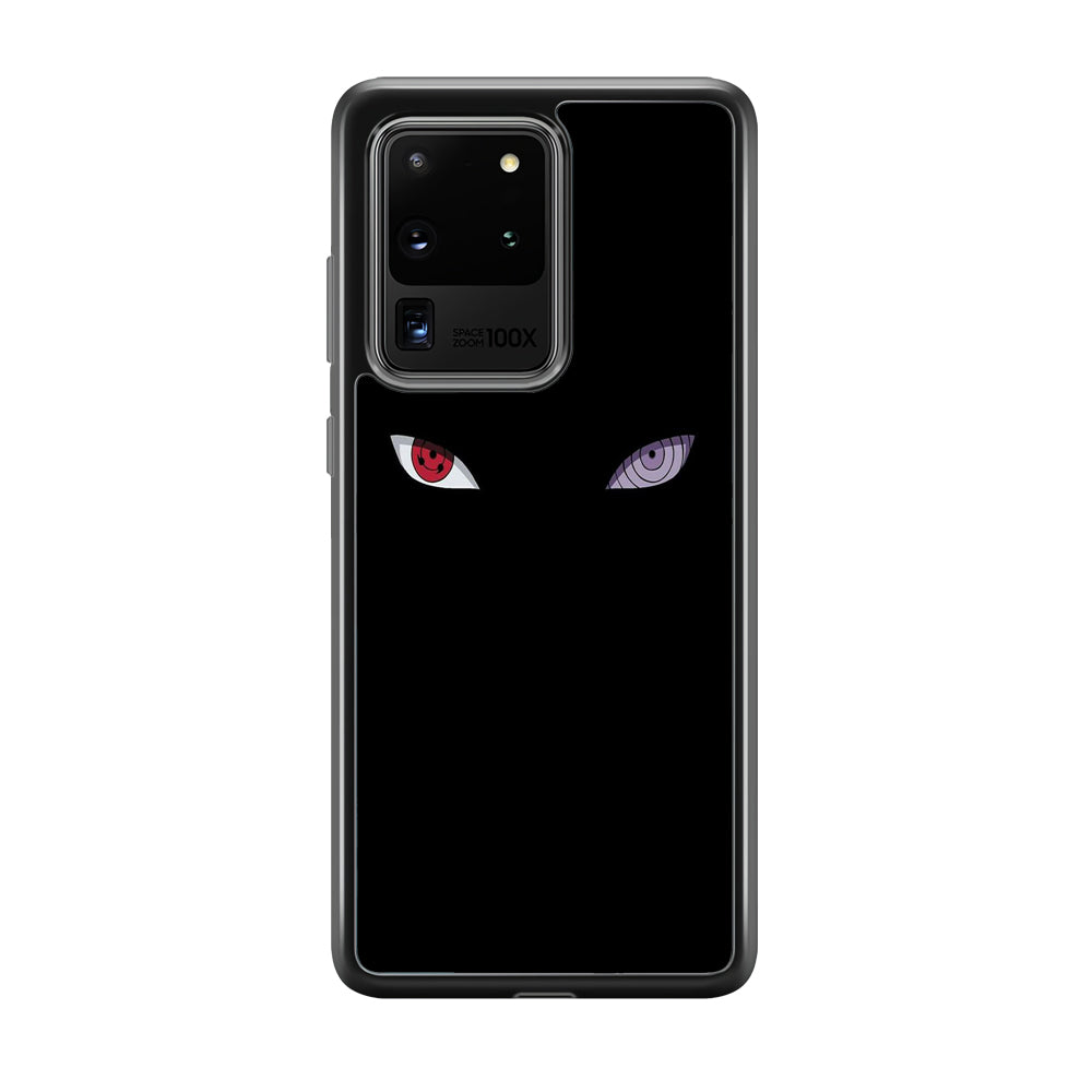 Naruto - Sharingan Rinnegan Samsung Galaxy S20 Ultra Case-Phone Case-Tempered Glass Case-Altracase