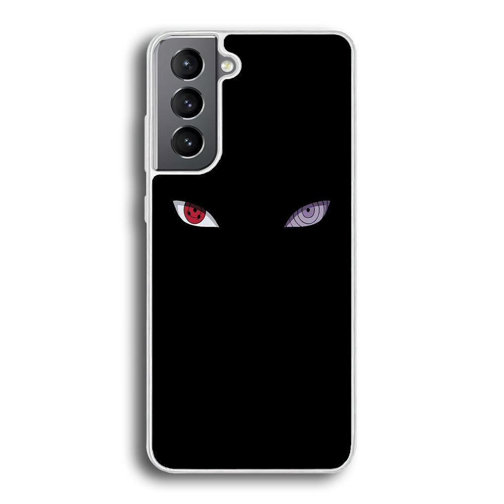 Naruto - Sharingan Rinnegan Samsung Galaxy S22 Plus Case-Phone Case-Rubber White (2D Case)-Altracase