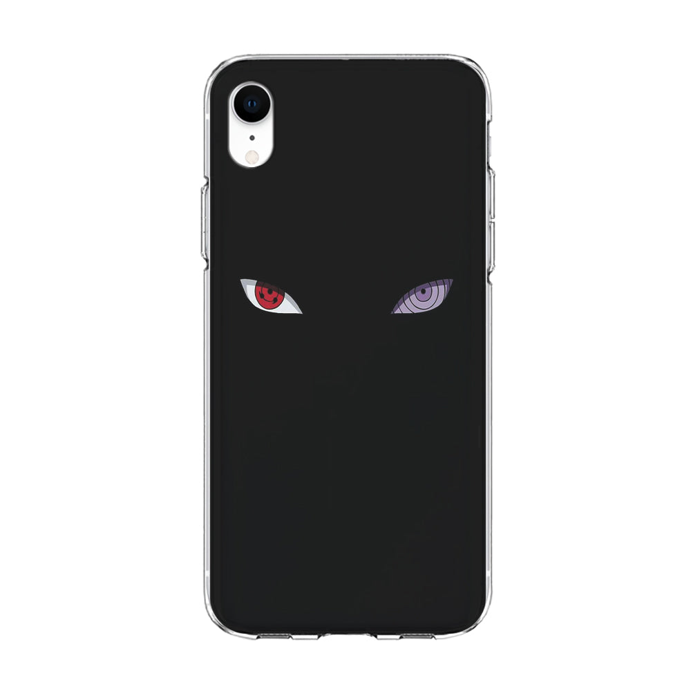 Naruto - Sharingan Rinnegan iPhone XR Case-Phone Case-Clear Soft Case-Altracase