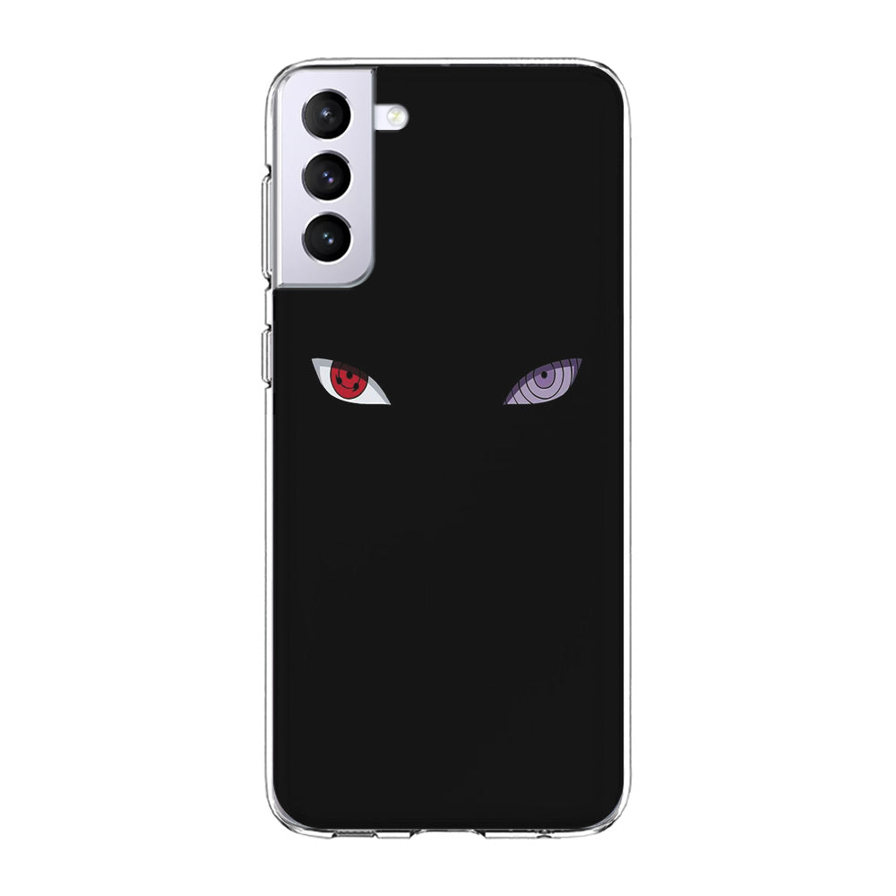 Naruto - Sharingan Rinnegan Samsung Galaxy S24 Plus Case-Phone Case-Clear Soft Case-Altracase