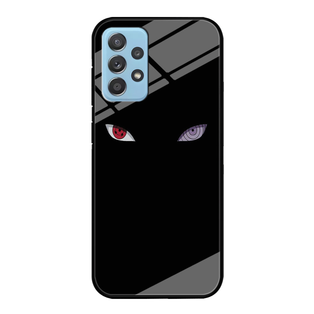 Naruto - Sharingan Rinnegan Samsung Galaxy A72 Case-Phone Case-Tempered Glass Case-Altracase