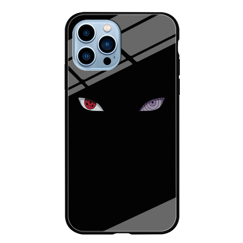 Naruto - Sharingan Rinnegan iPhone 15 Pro Max Case-Phone Case-Tempered Glass Case-Altracase
