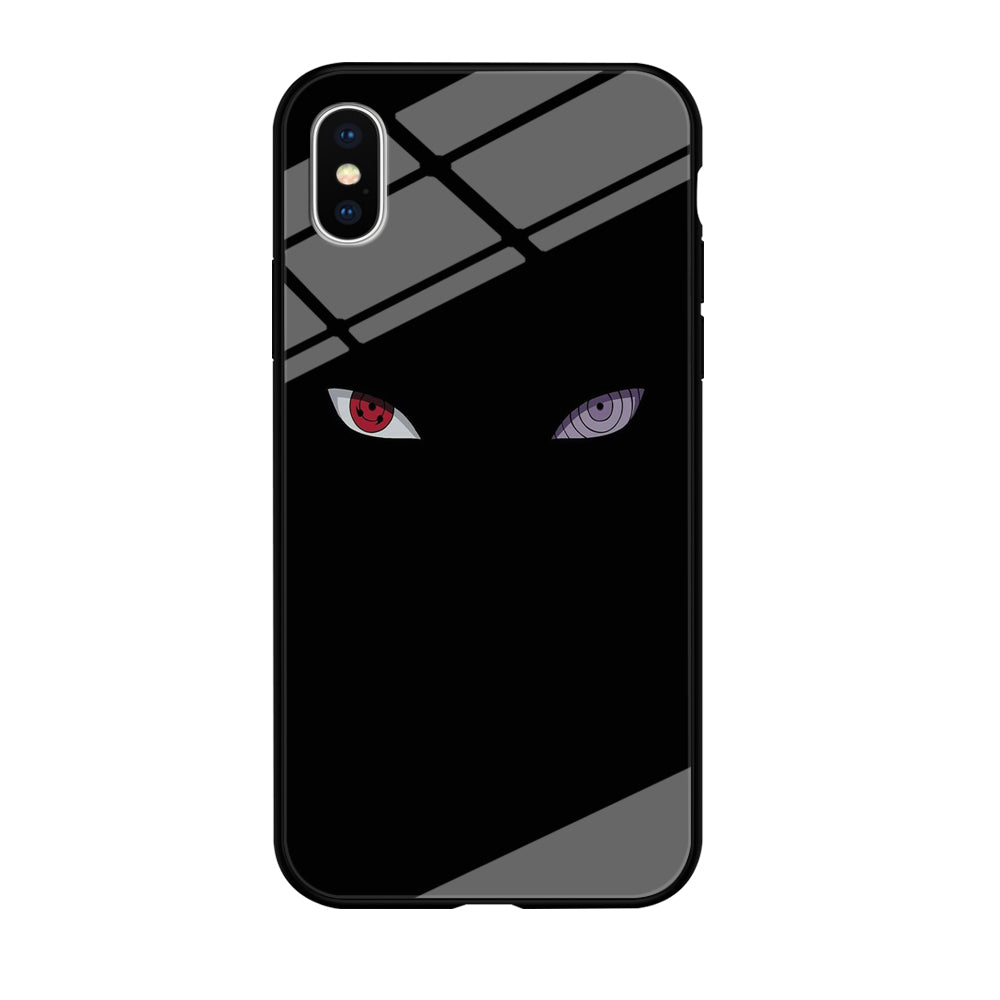 Naruto - Sharingan Rinnegan iPhone Xs Case-Phone Case-Tempered Glass Case-Altracase