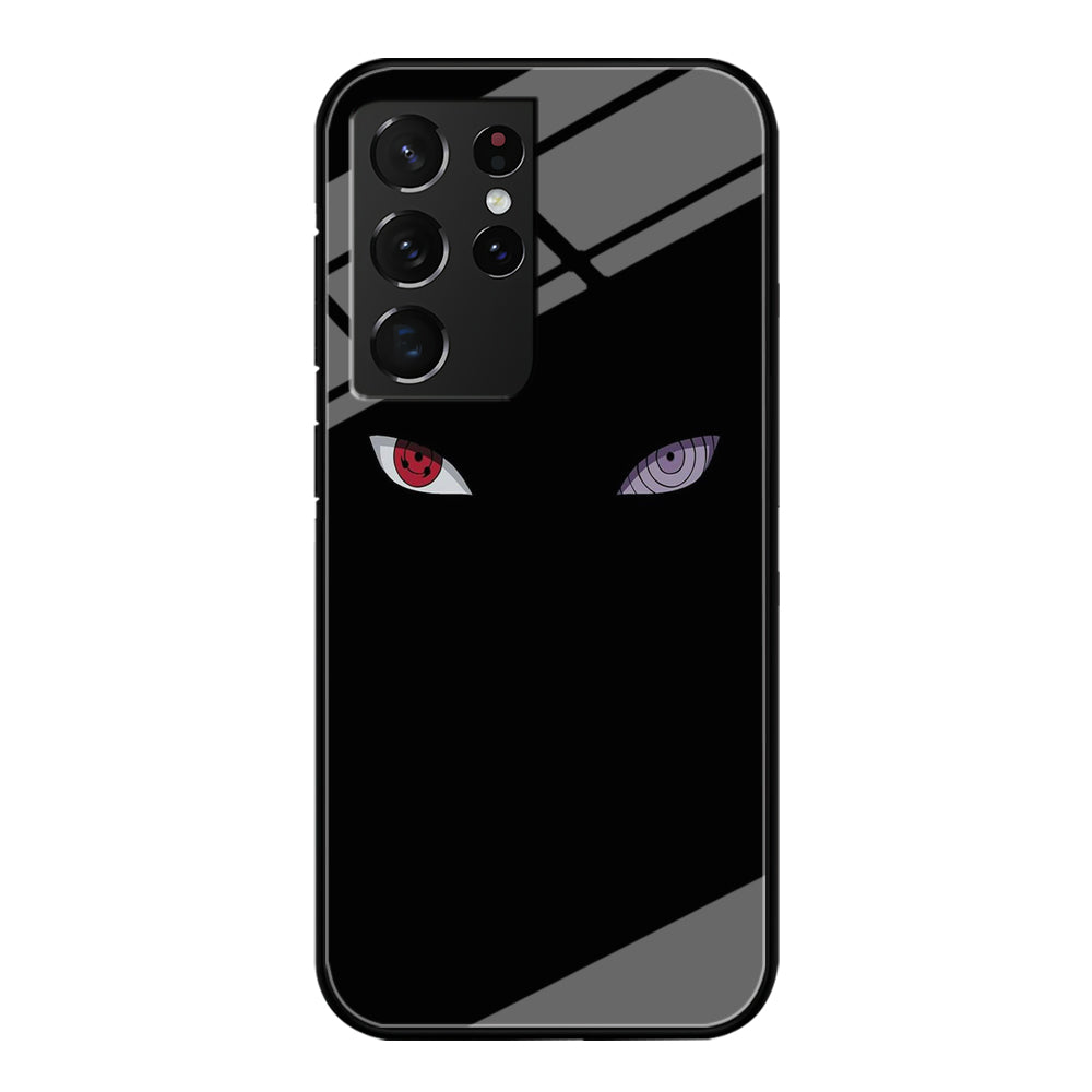 Naruto - Sharingan Rinnegan Samsung Galaxy S21 Ultra Case-Phone Case-Tempered Glass Case-Altracase
