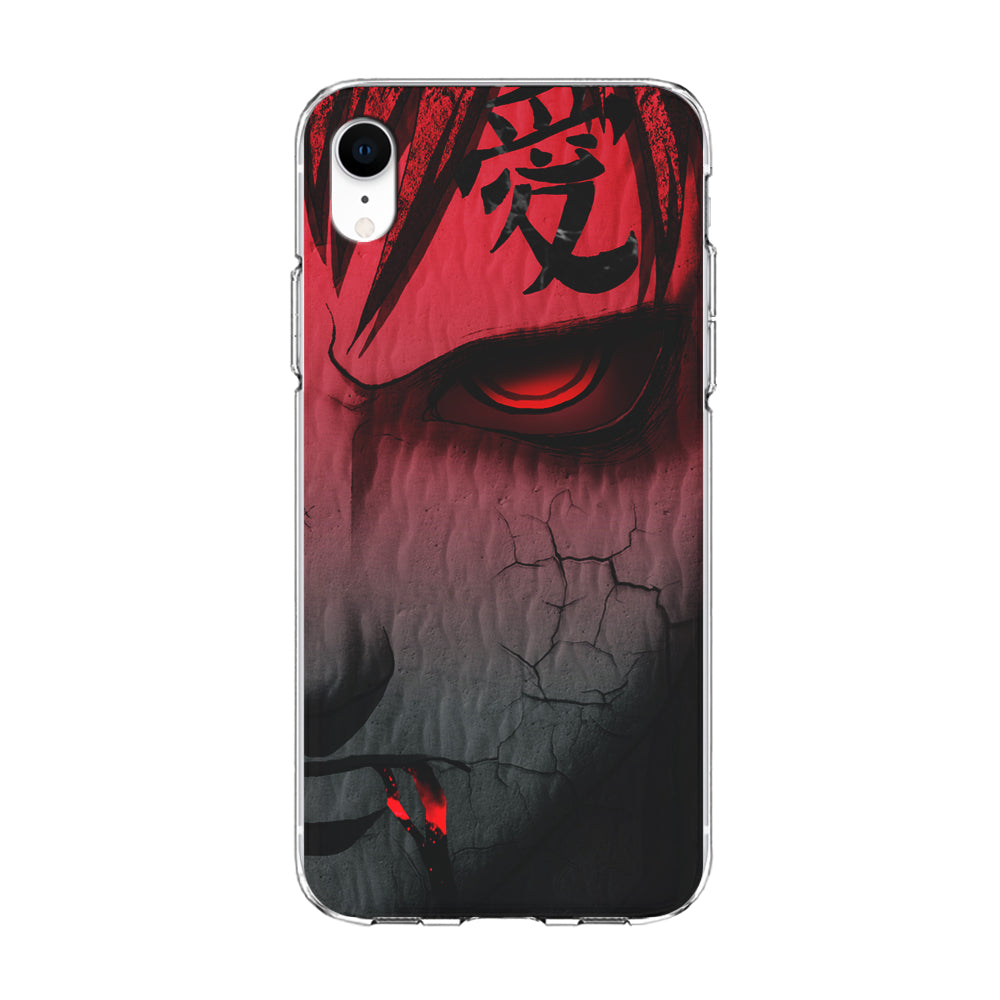 Naruto Gaara Face iPhone XR Case-Phone Case-Clear Soft Case-Altracase