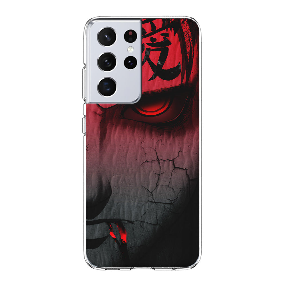 Naruto Gaara Face Samsung Galaxy S21 Ultra Case-Phone Case-Clear Soft Case-Altracase