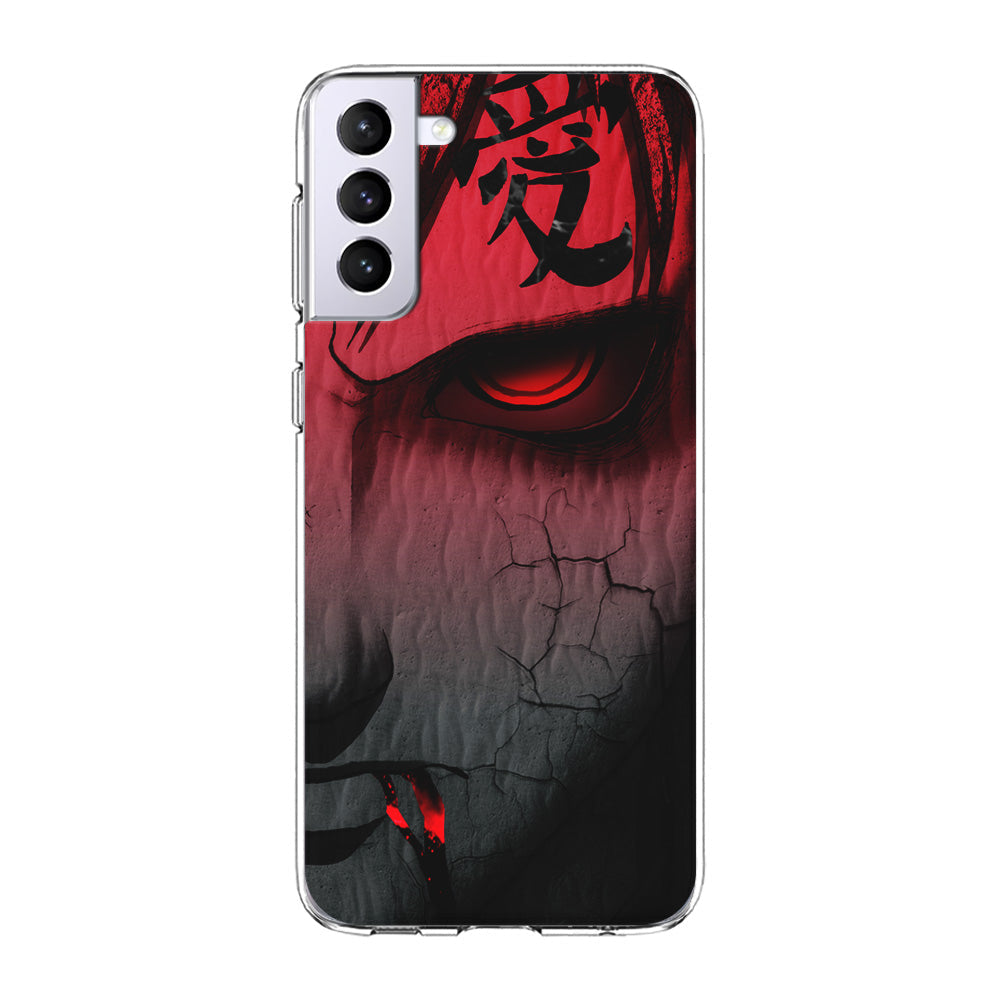 Naruto Gaara Face Samsung Galaxy S24 Plus Case-Phone Case-Clear Soft Case-Altracase