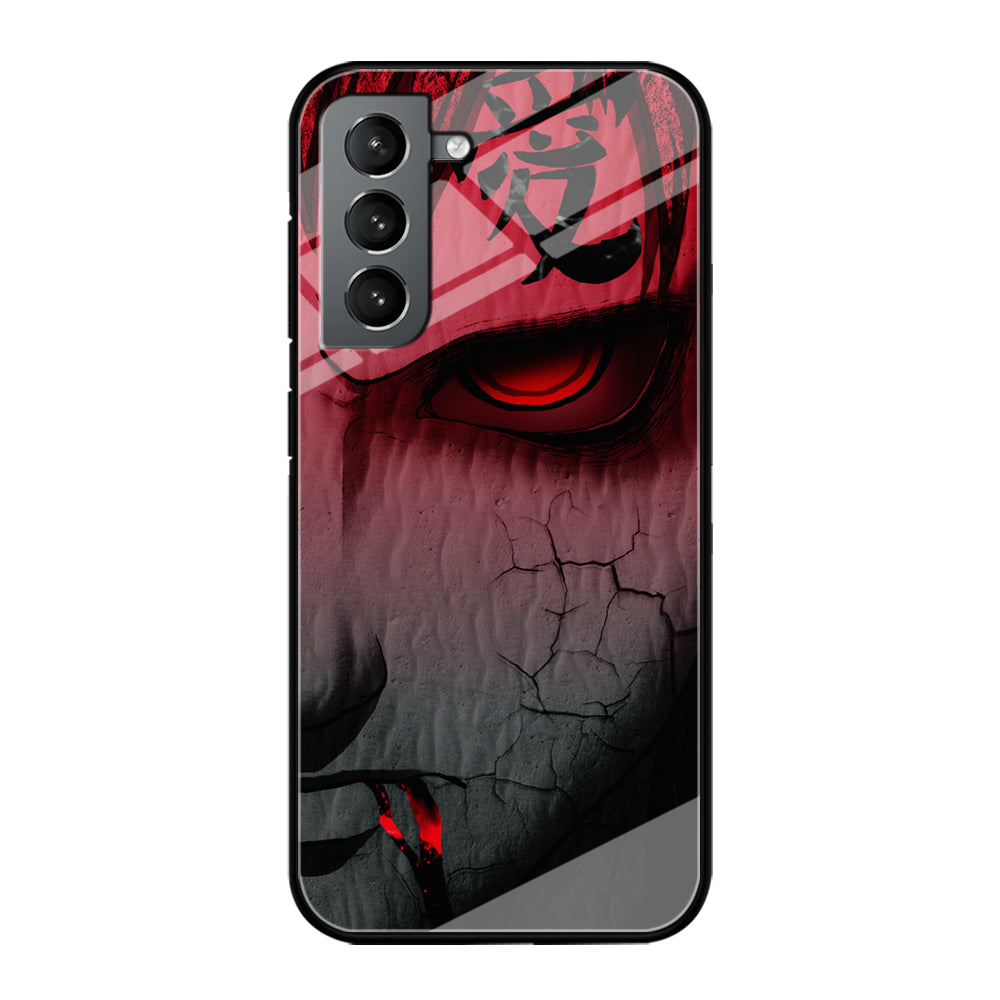 Naruto Gaara Face Samsung Galaxy S22 Plus Case-Phone Case-Tempered Glass Case-Altracase