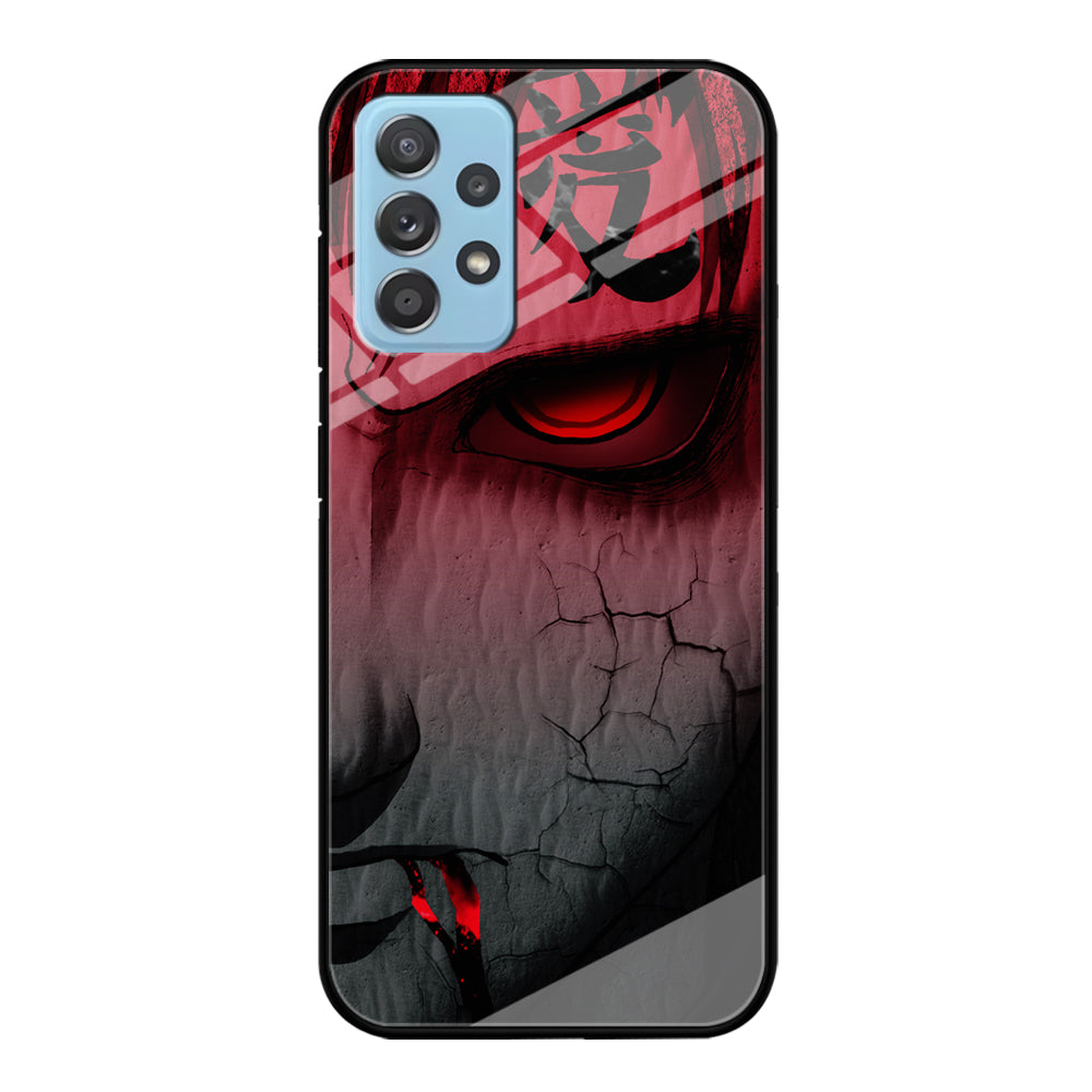 Naruto Gaara Face Samsung Galaxy A72 Case-Phone Case-Tempered Glass Case-Altracase