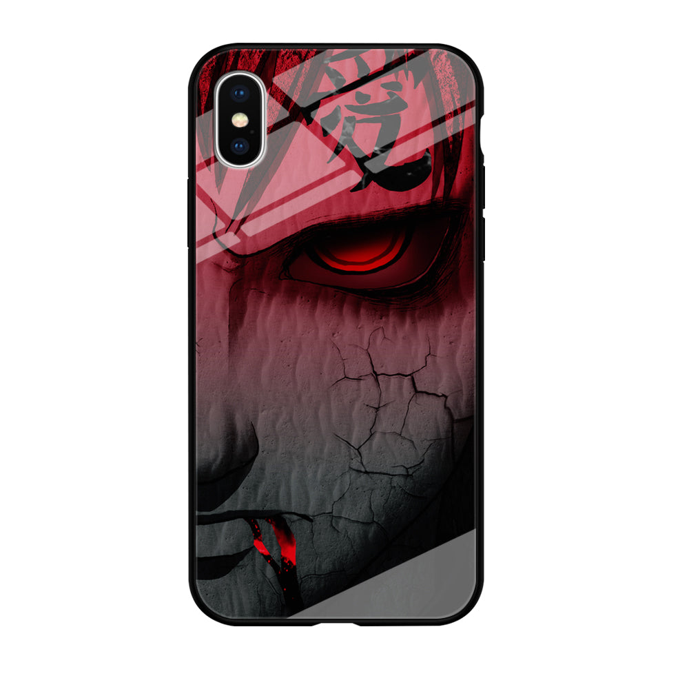 Naruto Gaara Face iPhone Xs Case-Phone Case-Tempered Glass Case-Altracase