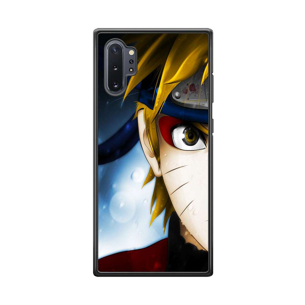 Naruto Half Face Samsung Galaxy Note 10 Plus Case-Phone Case-Tempered Glass Case-Altracase