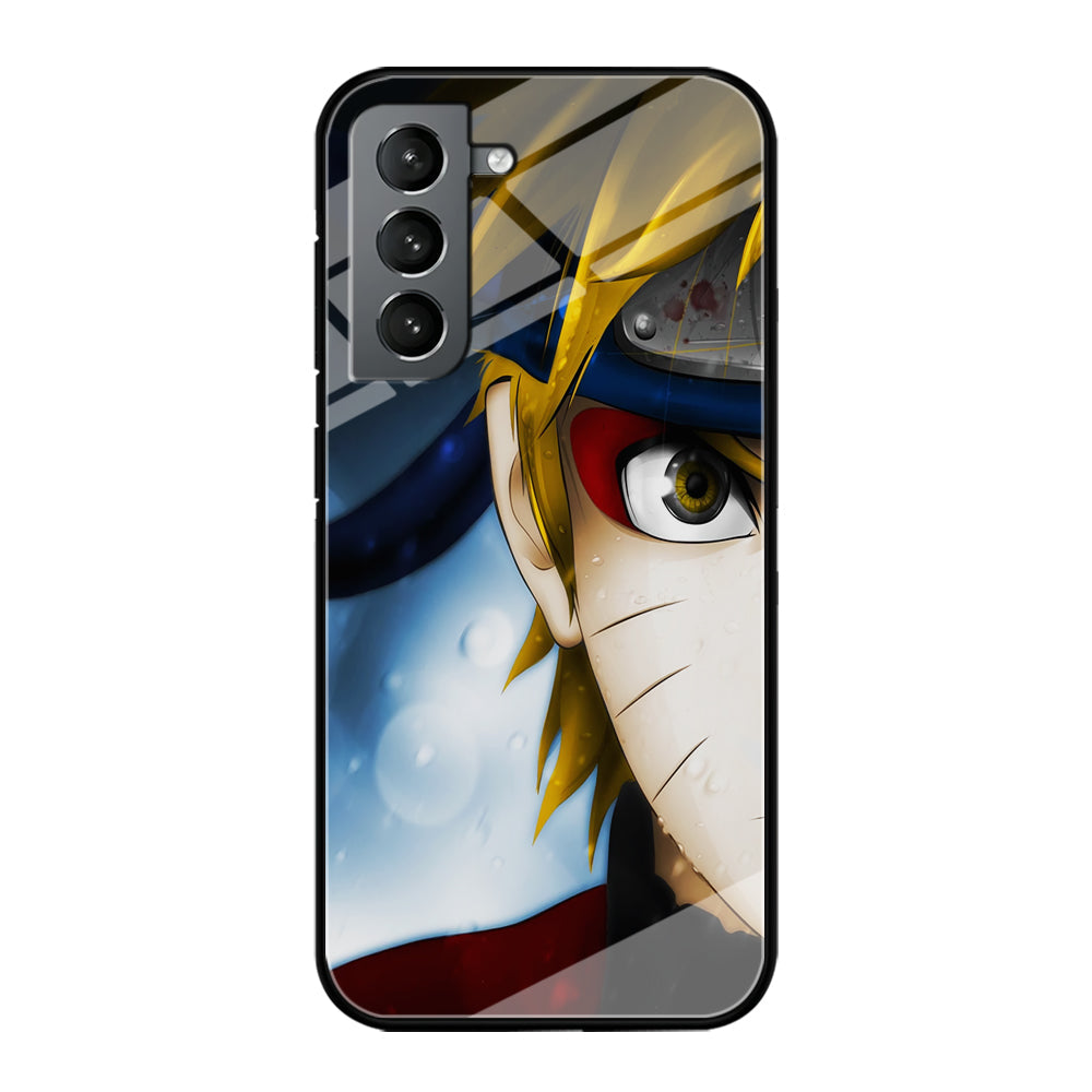 Naruto Half Face Samsung Galaxy S22 Case-Phone Case-Tempered Glass Case-Altracase