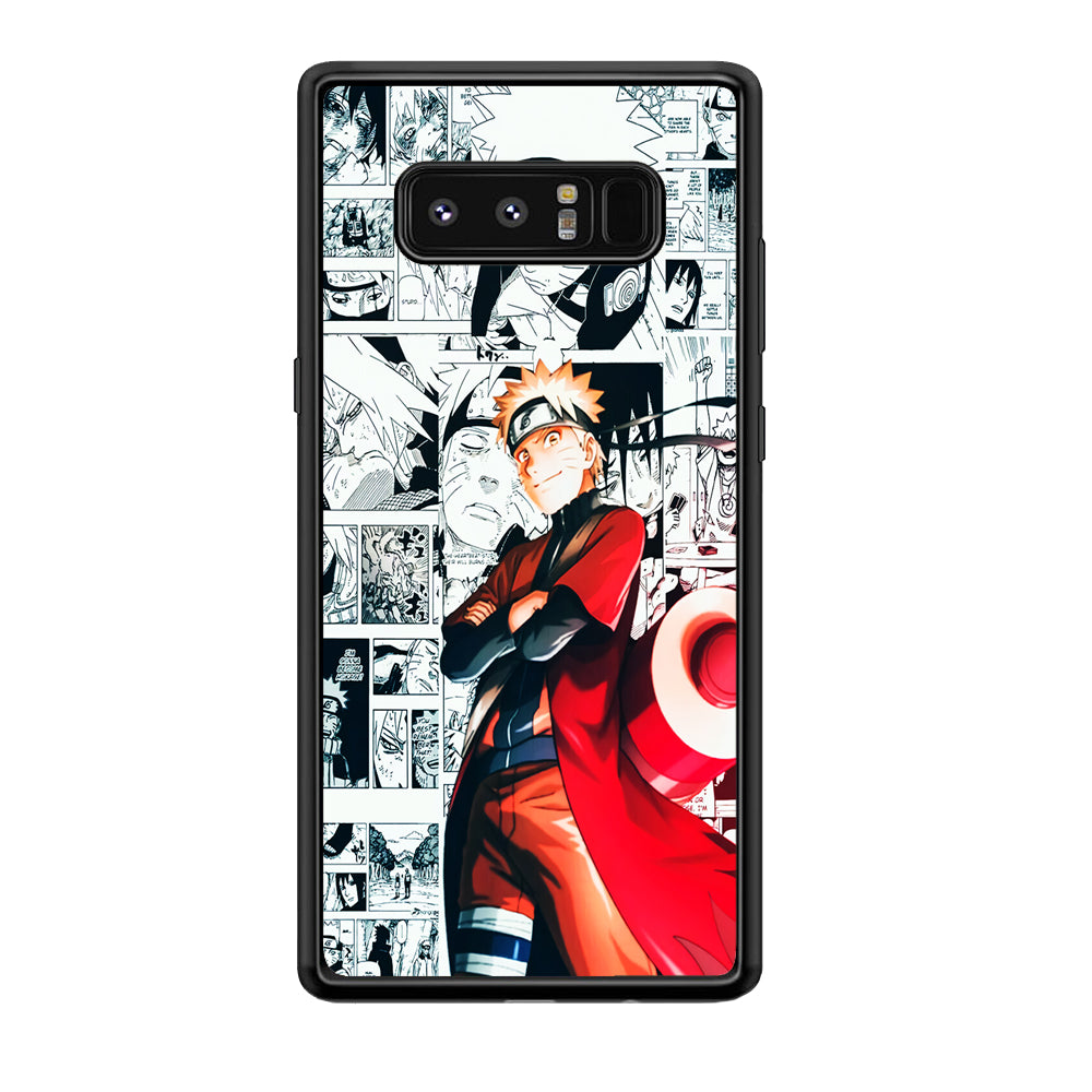 Naruto Hokage Comic Samsung Galaxy Note 8 Case-Phone Case-Tempered Glass Case-Altracase