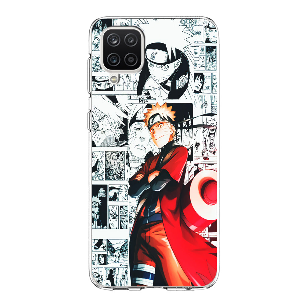 Naruto Hokage Comic Samsung Galaxy A12 Case-Phone Case-Clear Soft Case-Altracase