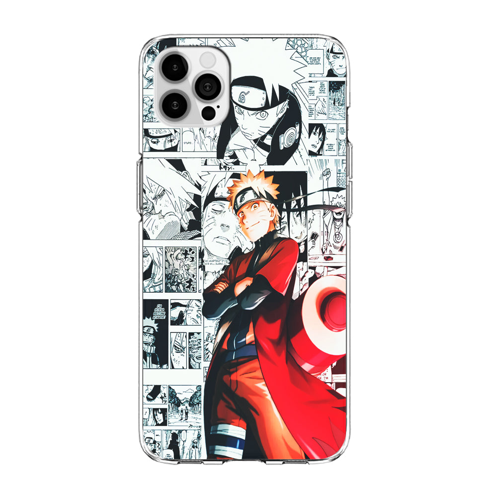 Naruto Hokage Comic iPhone 15 Pro Max Case-Phone Case-Clear Soft Case-Altracase