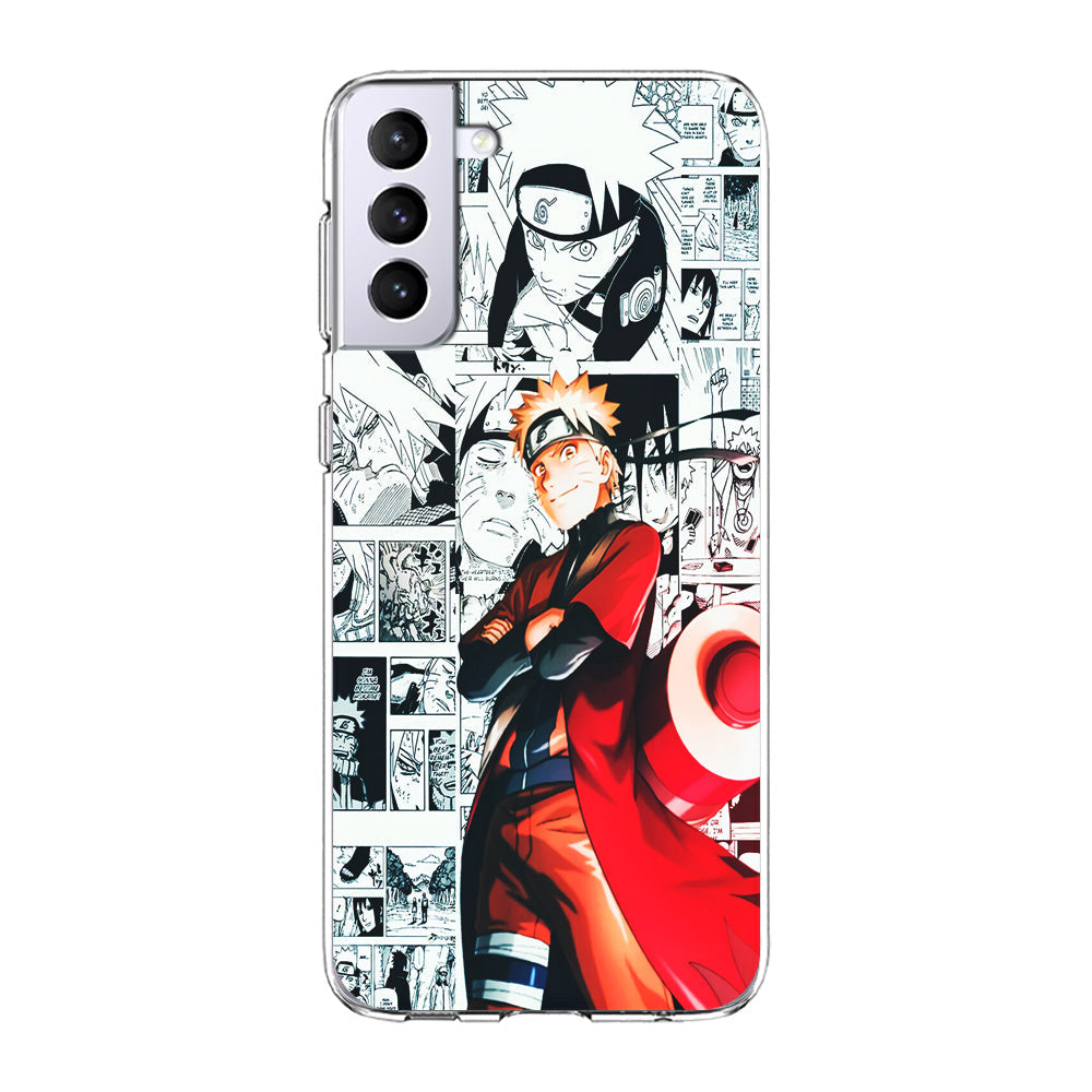 Naruto Hokage Comic Samsung Galaxy S23 Plus Case-Phone Case-Clear Soft Case-Altracase