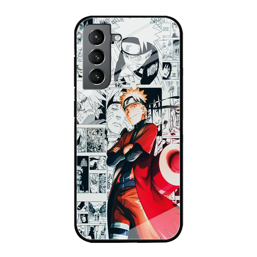 Naruto Hokage Comic Samsung Galaxy S22 Case-Phone Case-Tempered Glass Case-Altracase