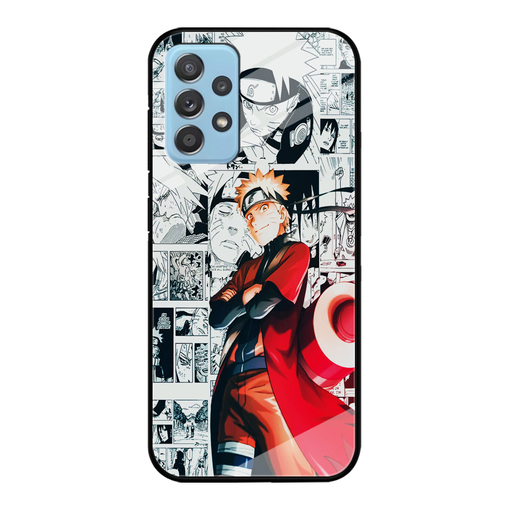 Naruto Hokage Comic Samsung Galaxy A72 Case-Phone Case-Tempered Glass Case-Altracase