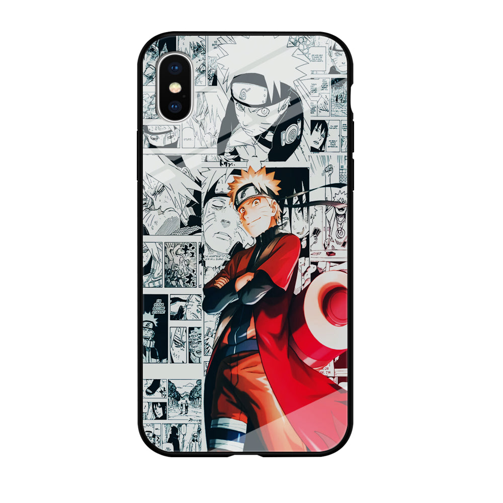 Naruto Hokage Comic iPhone Xs Case-Phone Case-Tempered Glass Case-Altracase