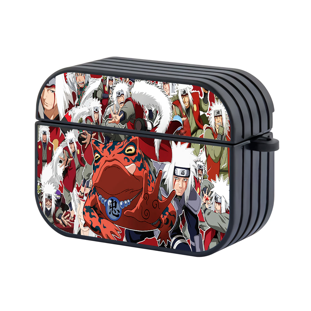 Naruto Jiraiya Legendary Sannin Hard Plastic Case Cover For Apple Airpods Pro 2-AirPod Case-Altracase