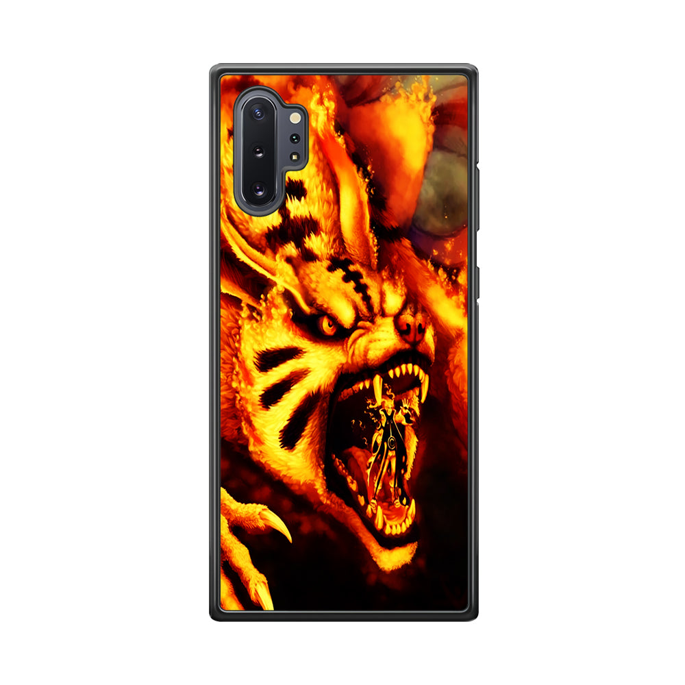 Naruto Nine Tailed Demon Fox Samsung Galaxy Note 10 Plus Case-Phone Case-Tempered Glass Case-Altracase