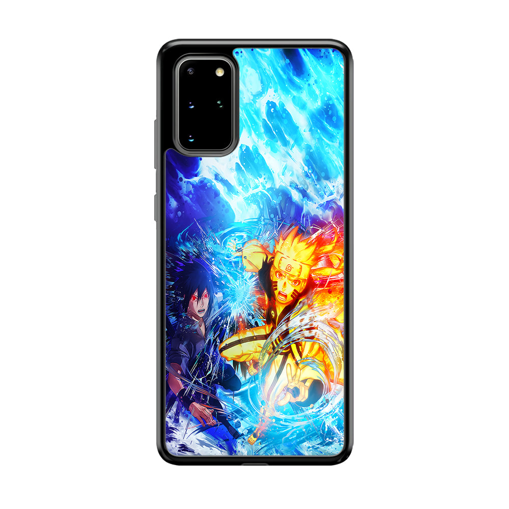 Naruto Sasuke Together Samsung Galaxy S20 Plus Case-Phone Case-Tempered Glass Case-Altracase