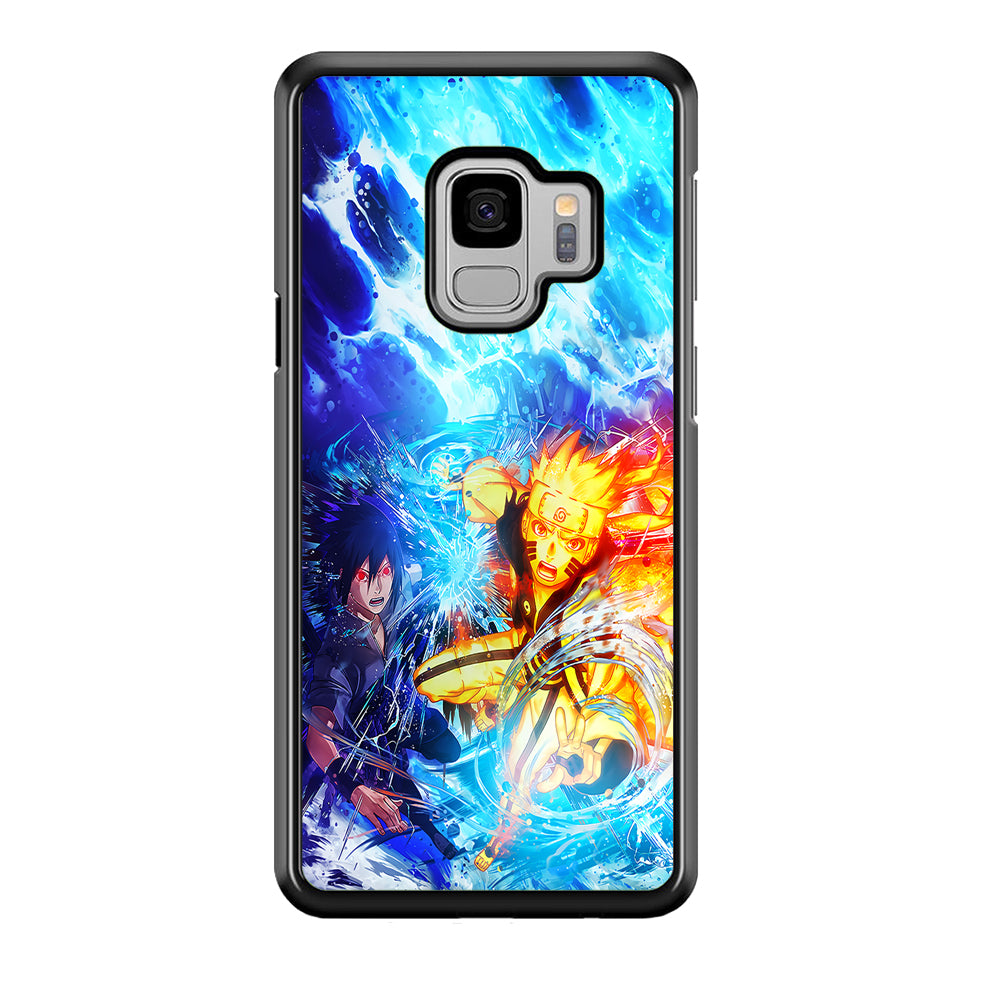 Naruto Sasuke Together Samsung Galaxy S9 Case-Phone Case-Tempered Glass Case-Altracase