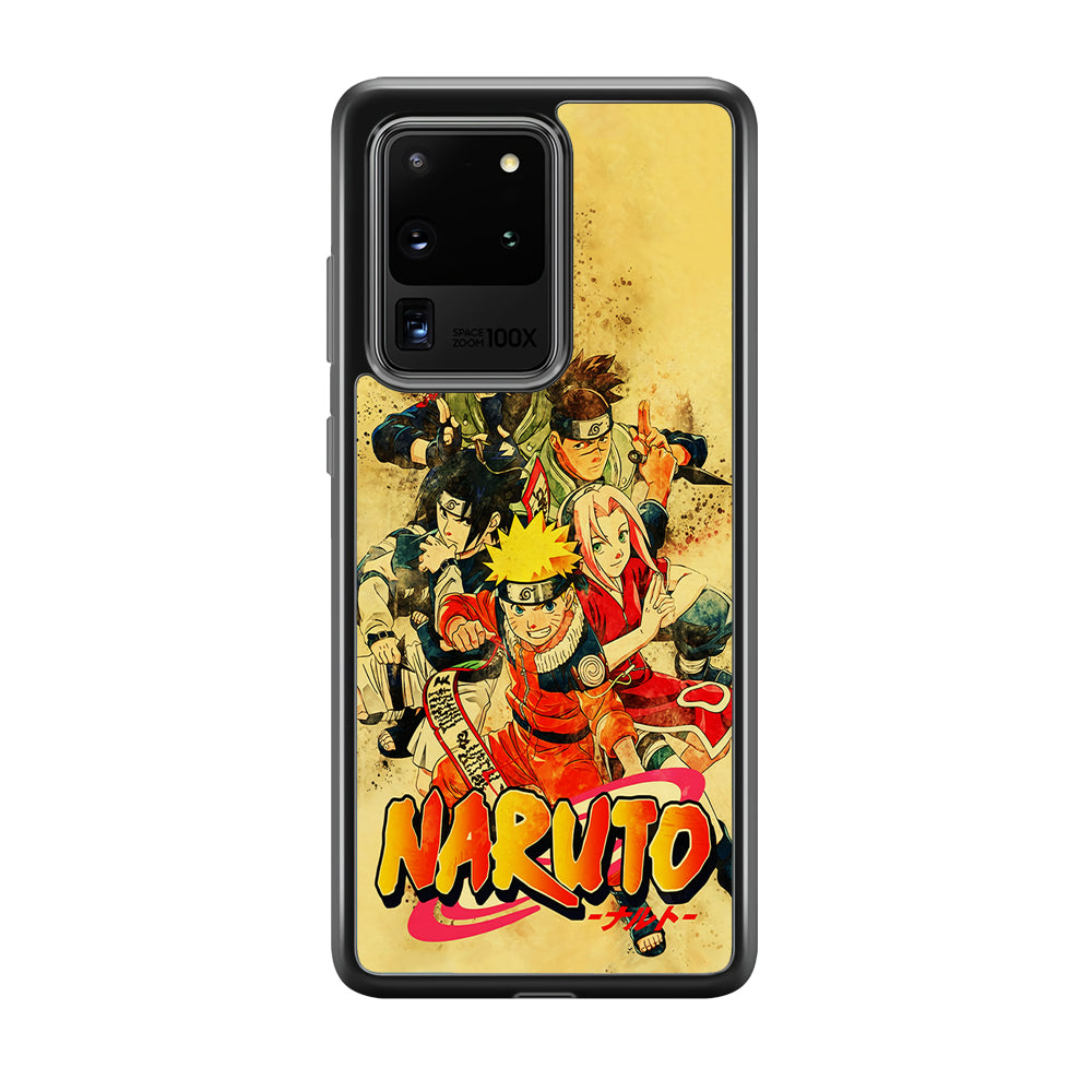 Naruto Shippuden Vintage Samsung Galaxy S20 Ultra Case-Phone Case-Tempered Glass Case-Altracase