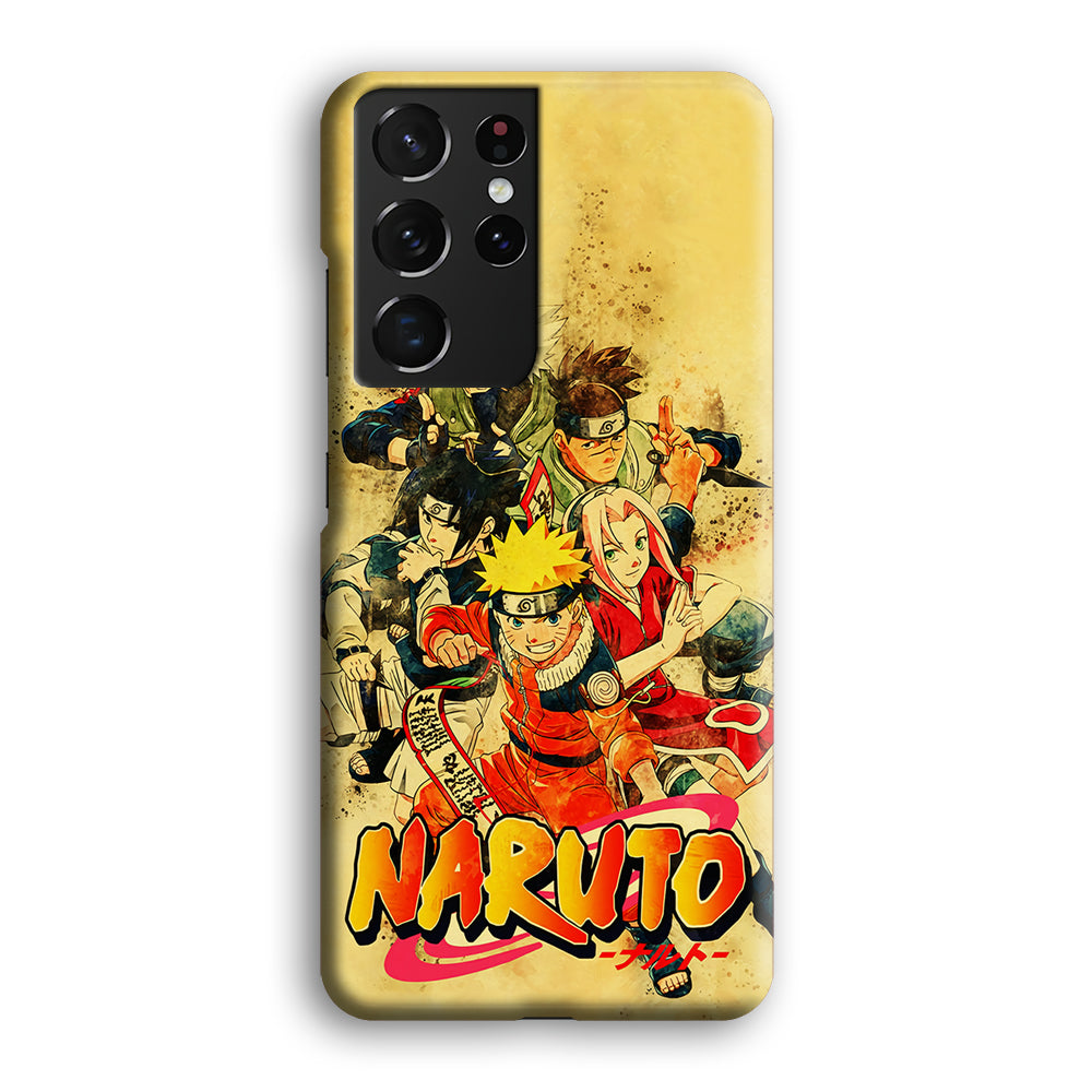 Naruto Shippuden Vintage Samsung Galaxy S21 Ultra Case-Phone Case-3D Case-Altracase