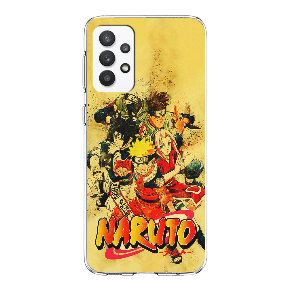 Naruto Shippuden Vintage Samsung Galaxy A32 Case-Phone Case-Clear Soft Case-Altracase
