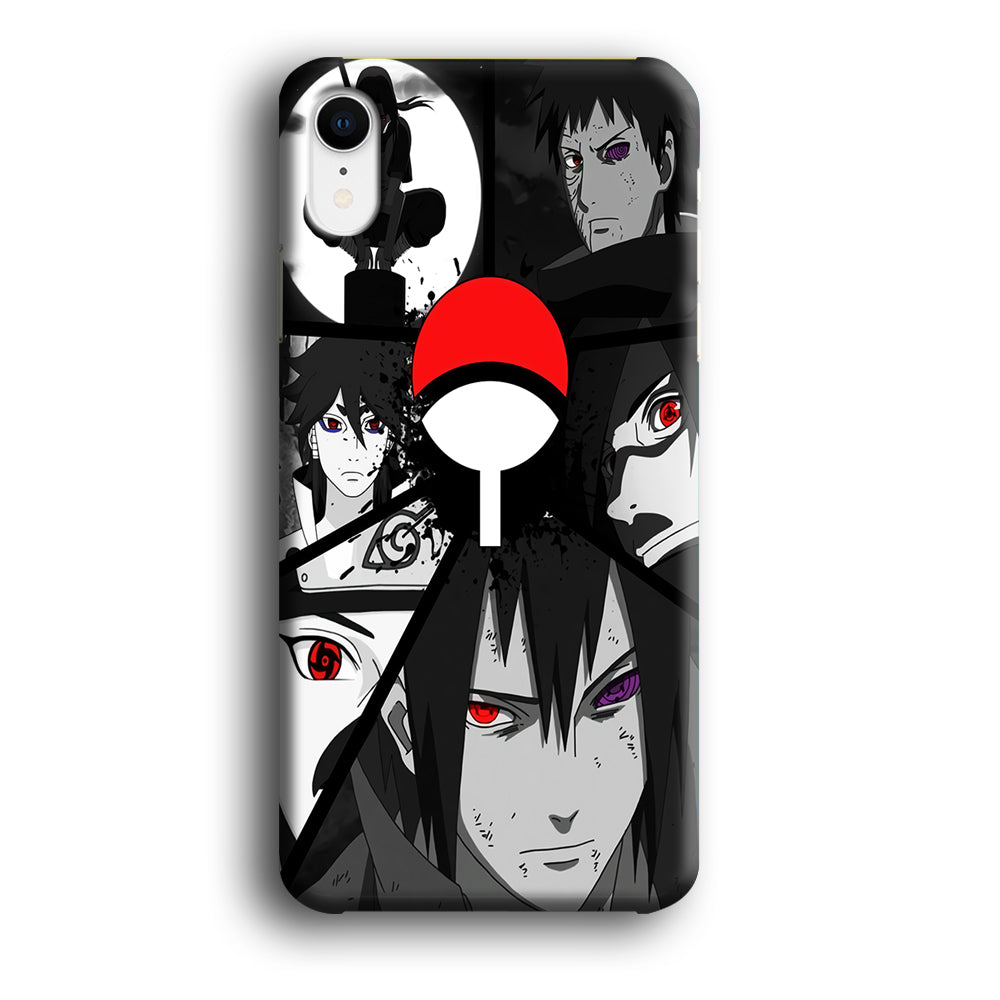 Naruto Uchiha Clan iPhone XR Case-Phone Case-3D Case-Altracase
