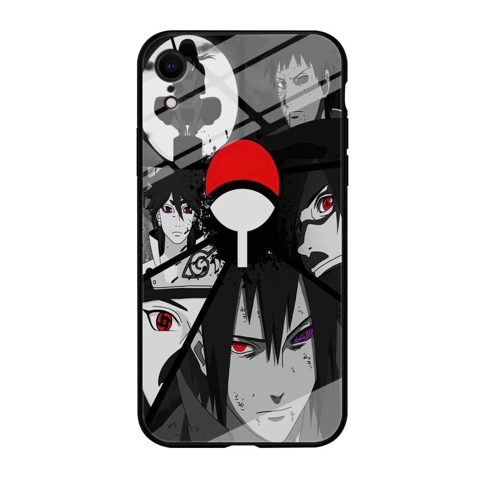 Naruto Uchiha Clan iPhone XR Case-Phone Case-Tempered Glass Case-Altracase