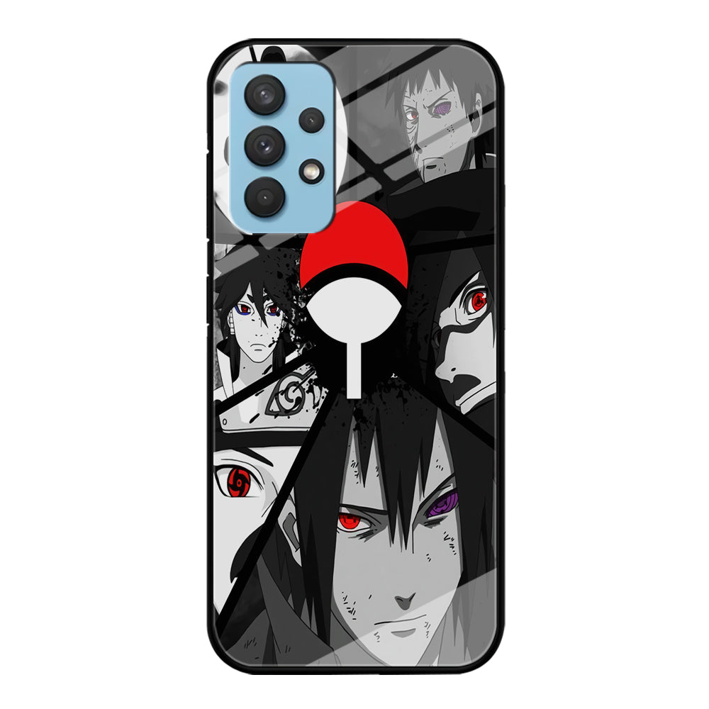 Naruto Uchiha Clan Samsung Galaxy A32 Case-Phone Case-Tempered Glass Case-Altracase