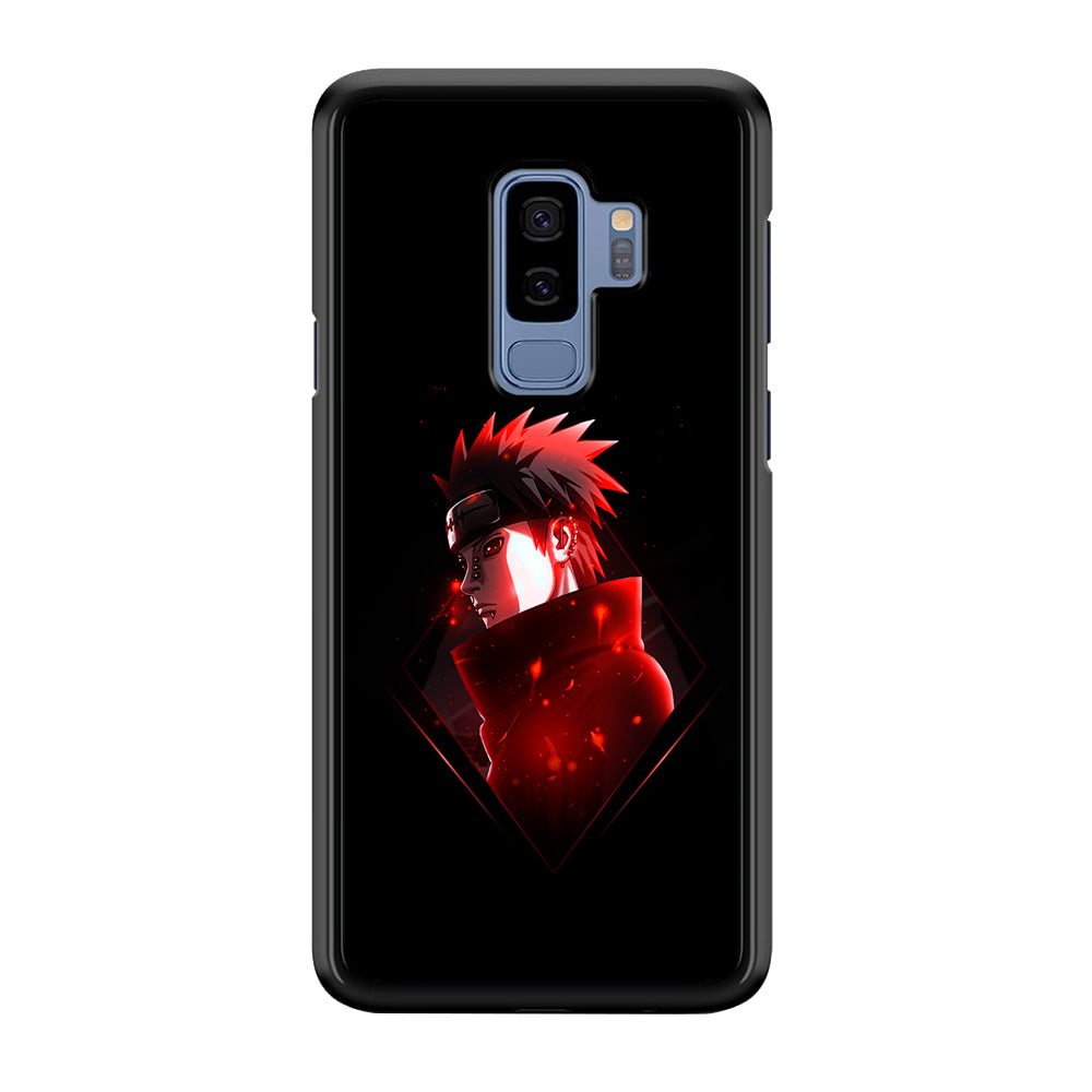Naruto Yahiko Art Samsung Galaxy S9 Plus Case-Phone Case-Rubber Black (2D Case)-Altracase