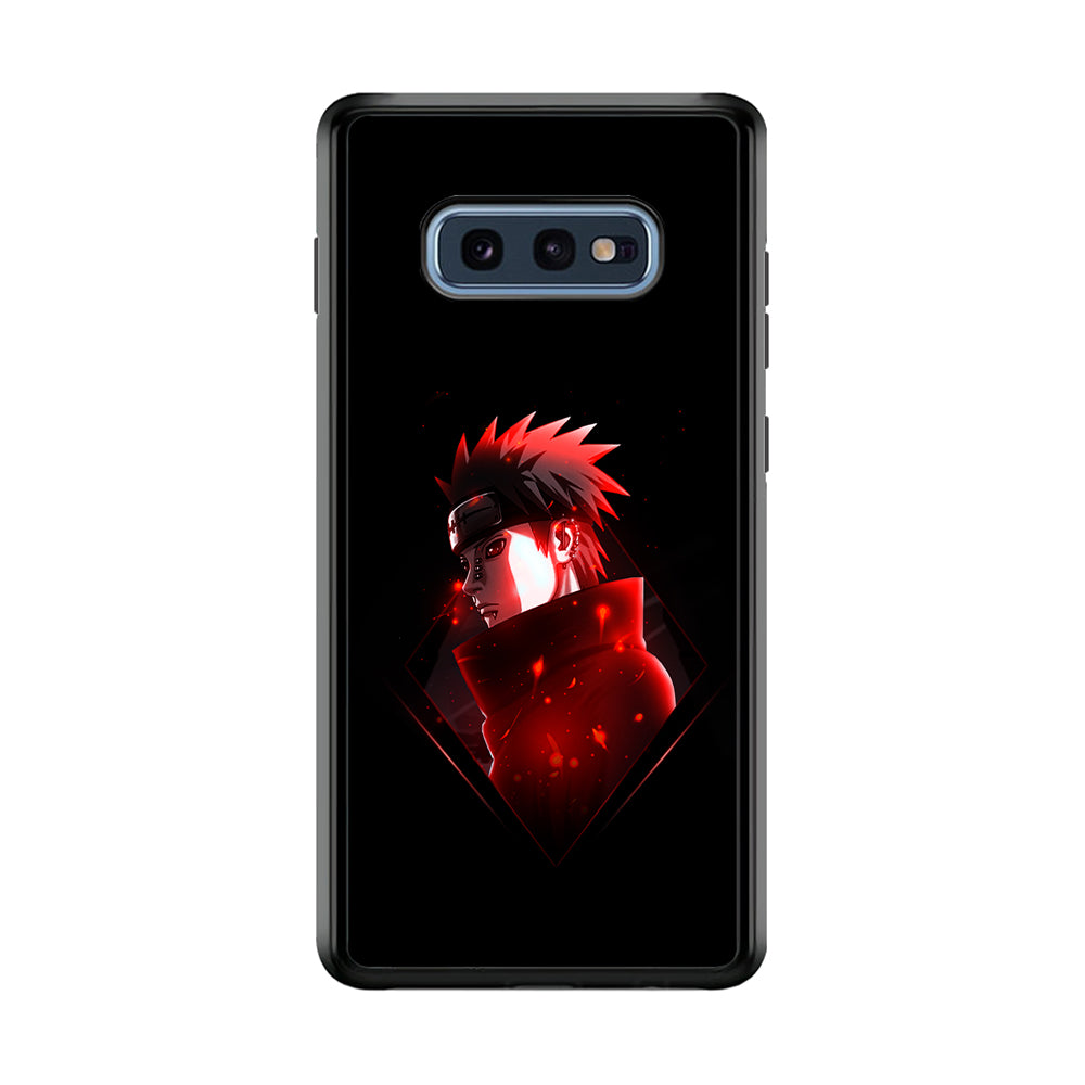 Naruto Yahiko Art Samsung Galaxy S10E Case-Phone Case-Rubber Black (2D Case)-Altracase