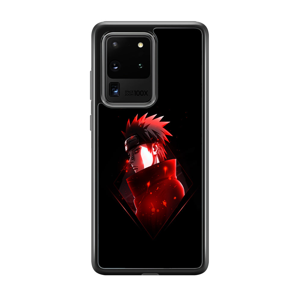 Naruto Yahiko Art Samsung Galaxy S20 Ultra Case-Phone Case-Rubber Black (2D Case)-Altracase