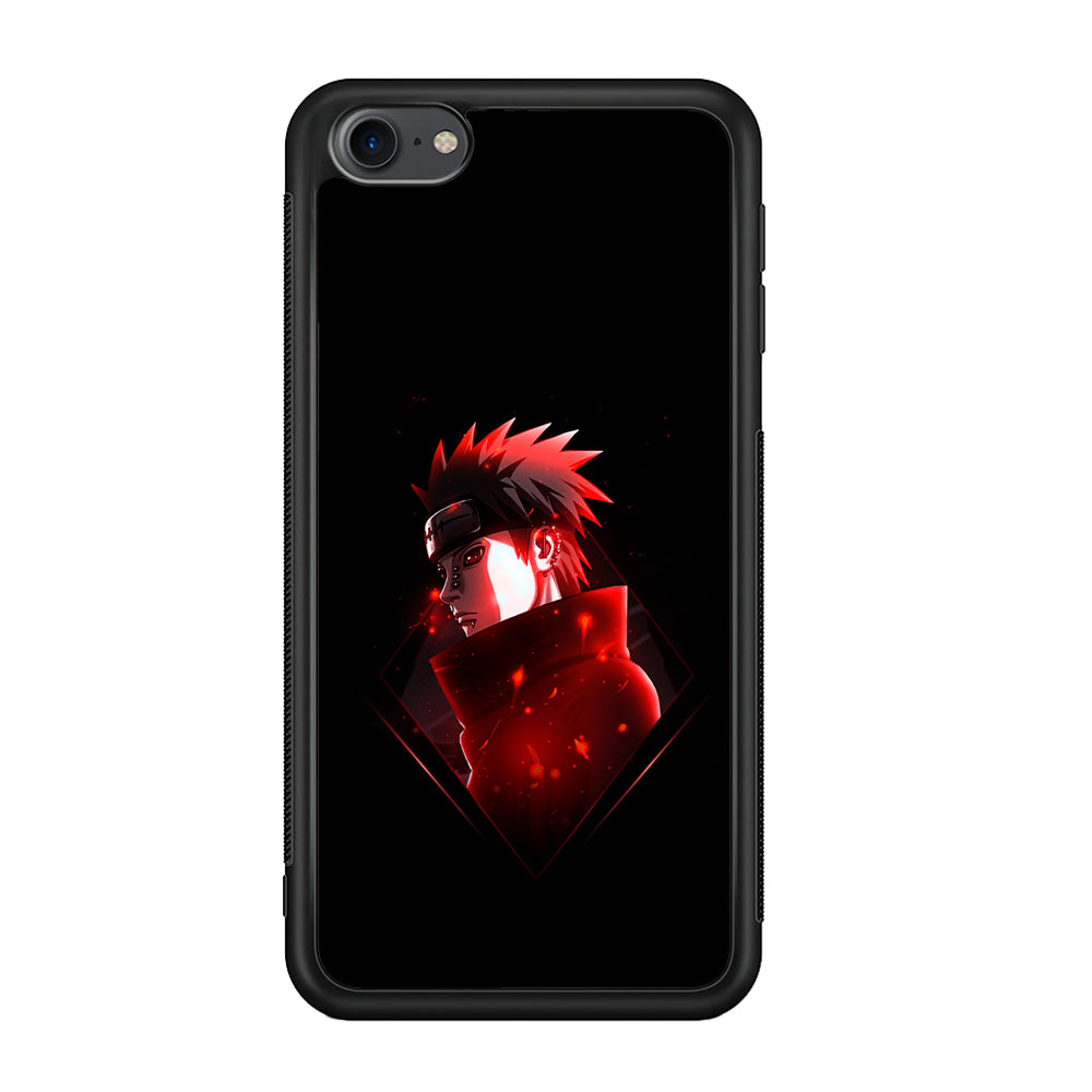 Naruto Yahiko Art iPod Touch 6 Case-Phone Case-Rubber Black (2D Case)-Altracase