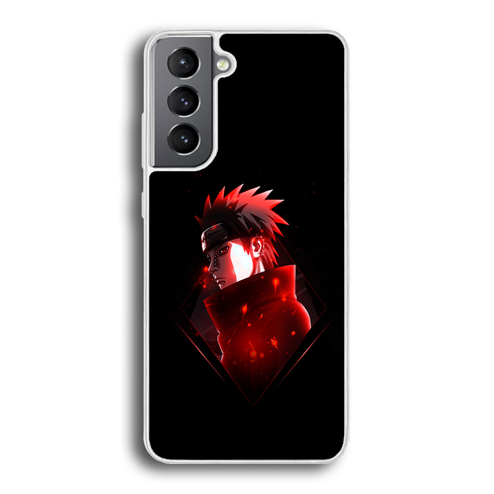Naruto Yahiko Art Samsung Galaxy S23 Case-Phone Case-Rubber White (2D Case)-Altracase