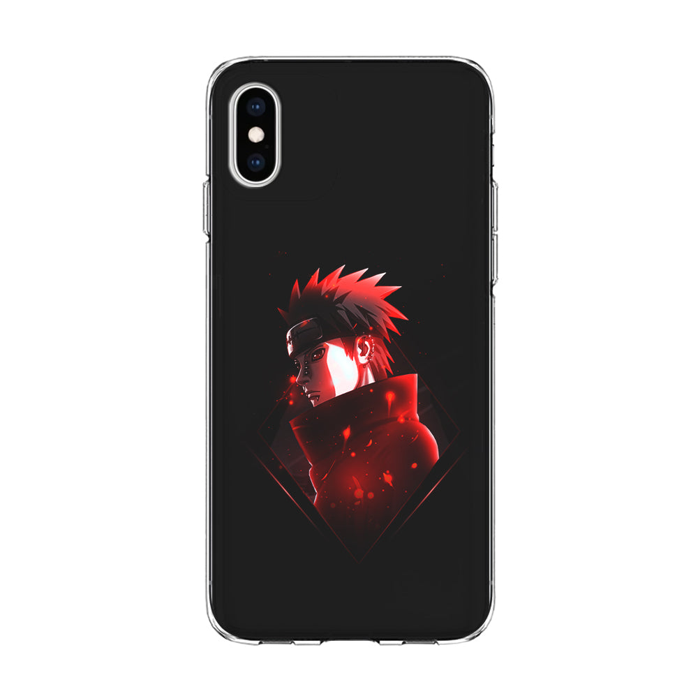Naruto Yahiko Art iPhone Xs Case-Phone Case-Clear Soft Case-Altracase