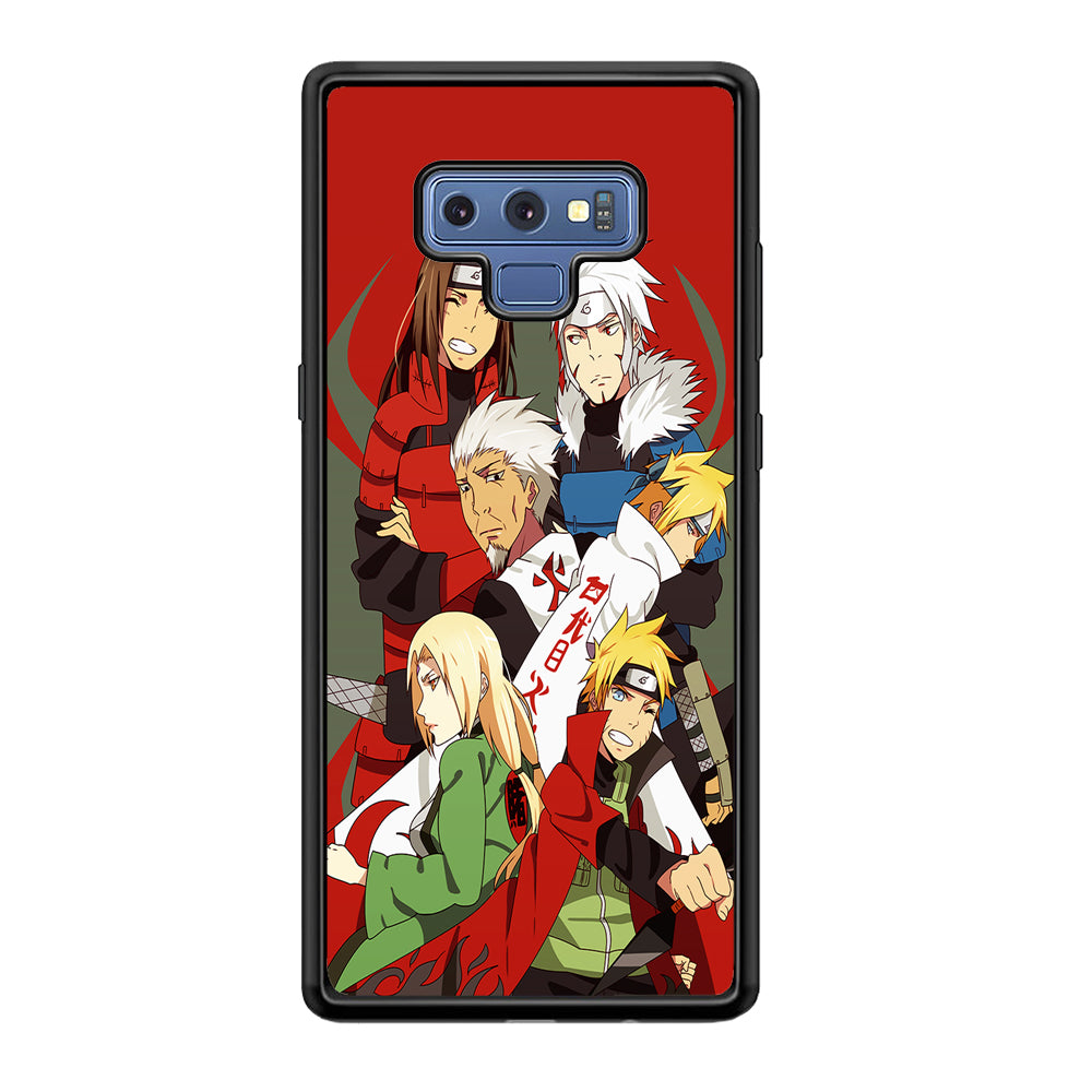 Naruto all hokages Samsung Galaxy Note 9 Case-Phone Case-Tempered Glass Case-Altracase