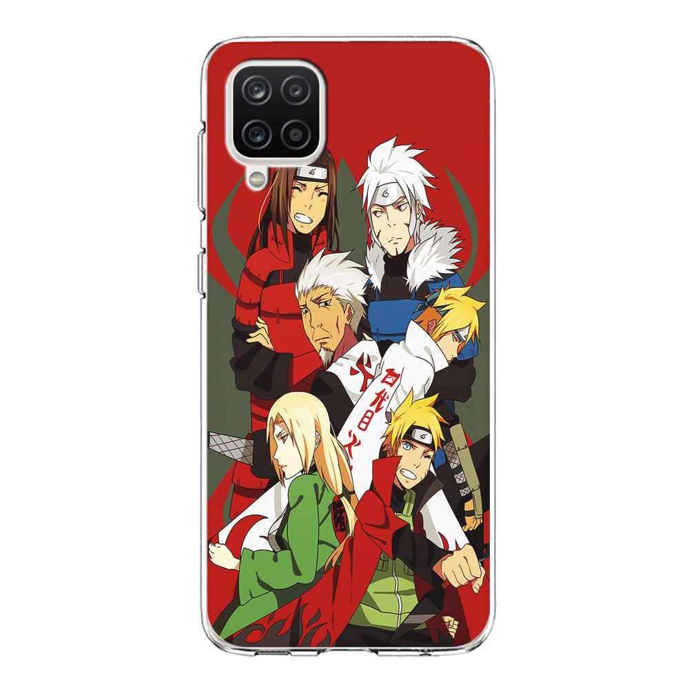 Naruto all hokages Samsung Galaxy A12 Case-Phone Case-Clear Soft Case-Altracase