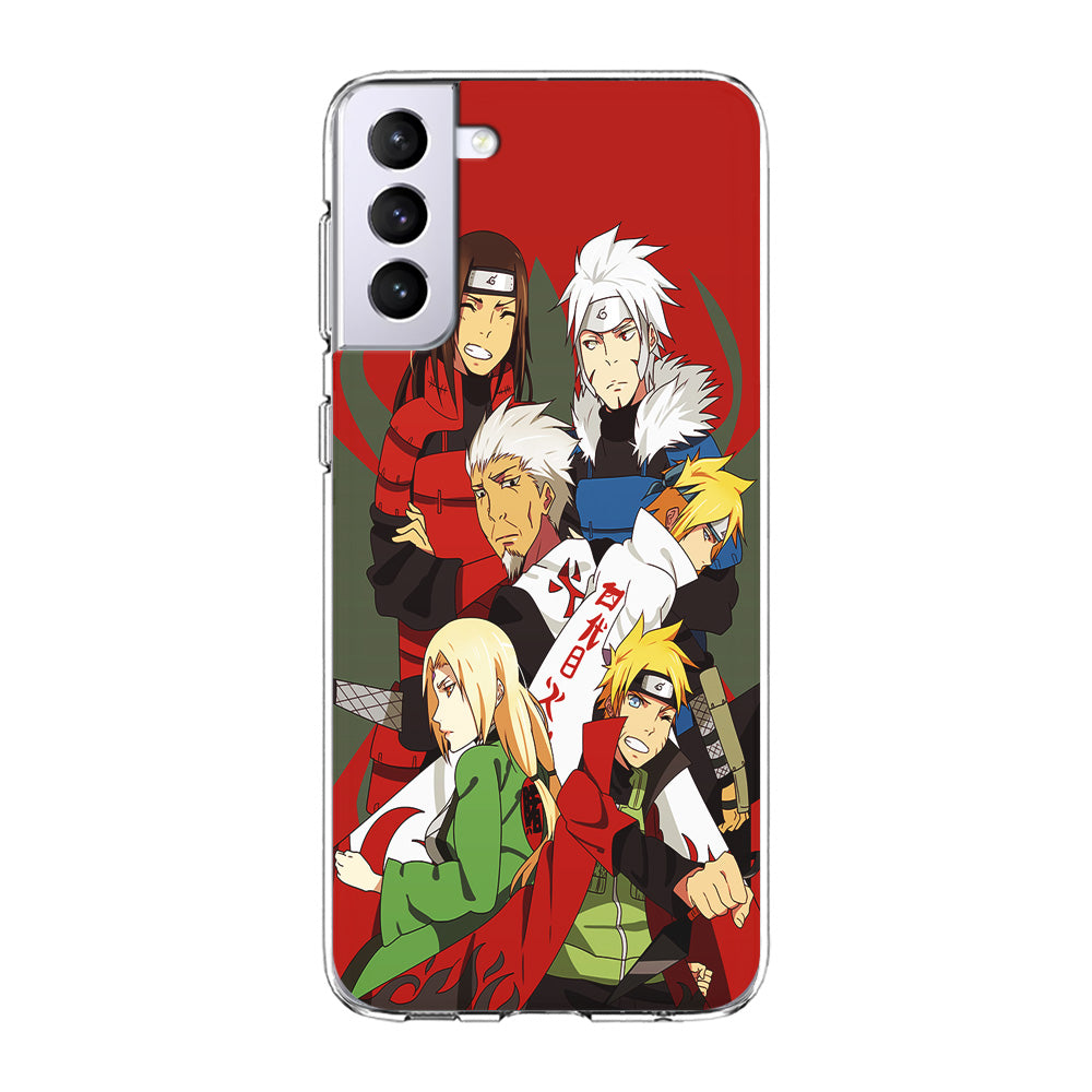 Naruto all hokages Samsung Galaxy S24 Plus Case-Phone Case-Clear Soft Case-Altracase