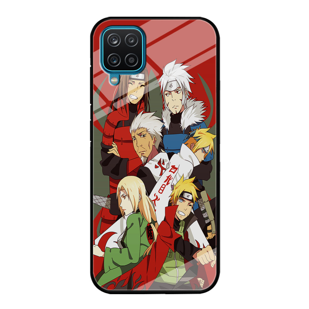 Naruto all hokages Samsung Galaxy A12 Case-Phone Case-Tempered Glass Case-Altracase